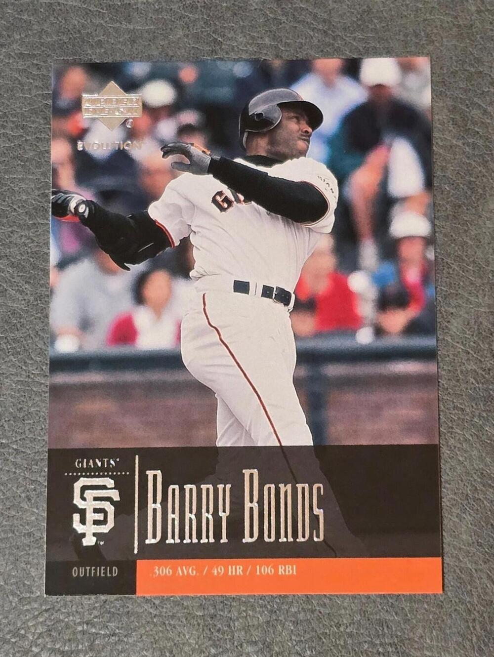 2001 Upper Deck Evolution #68 Barry Bonds Baseball Card